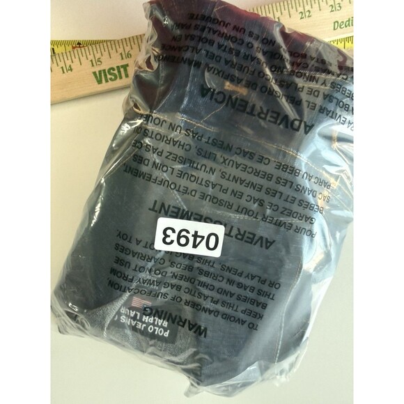 Polo Jeans Co Ralph Lauren Womens Size L Dark Blue Denim Button Up Jean Jacket - Picture 12 of 12